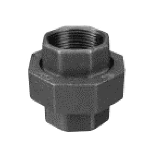 BLK ŚRUB. CZARNY PROSTY Z USZCZ. PŁASKI (DWUZŁ. PŁ.) 1.1/4 - (32), GW/GW (1/25) TUPY