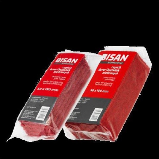 CZYŚCIK /GĄBKA / CU DO CZYSZCZENIA /PACZKA 5 SZTUK/ BISAN