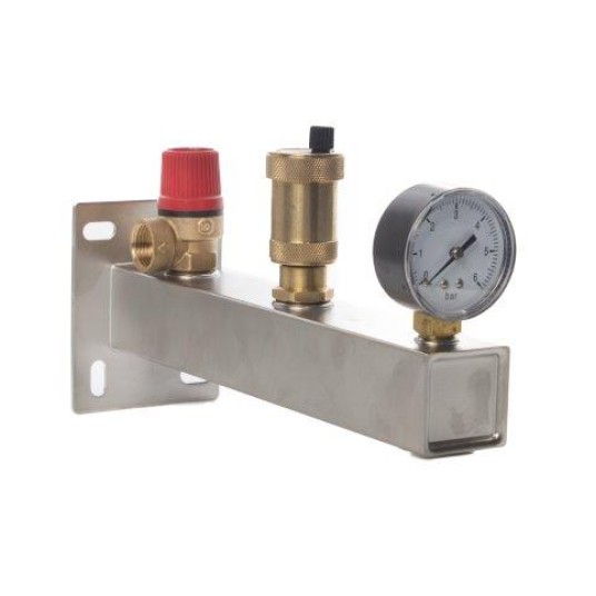 GRUPA BEZPIECZEŃSTWA INOX UZBROJONA DO C.W.U. 6 BAR Z ODPOWIETRZNIKIEM REITER