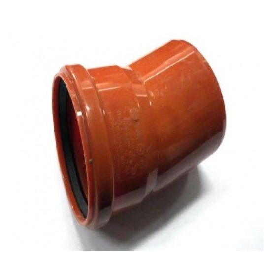 KANALIZ. KOLANO FI 110 <15 POMARAŃCZOWE (OZ: 30) AQ -zdjęcie numer 1