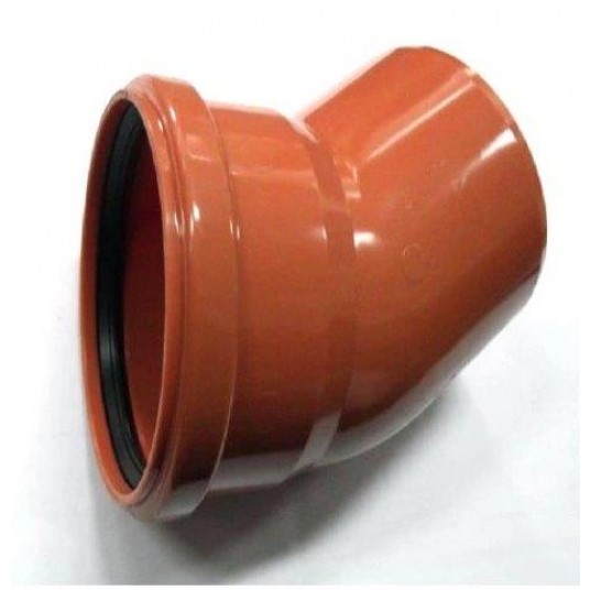 KANALIZ. KOLANO FI 110 <30 POMARAŃCZOWE (OZ: 30) AQ -zdjęcie numer 1