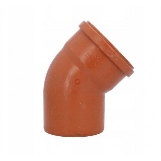 KANALIZ. KOLANO FI 110 <45 POMARAŃCZOWE (OZ: 30) AQ -zdjęcie numer 1