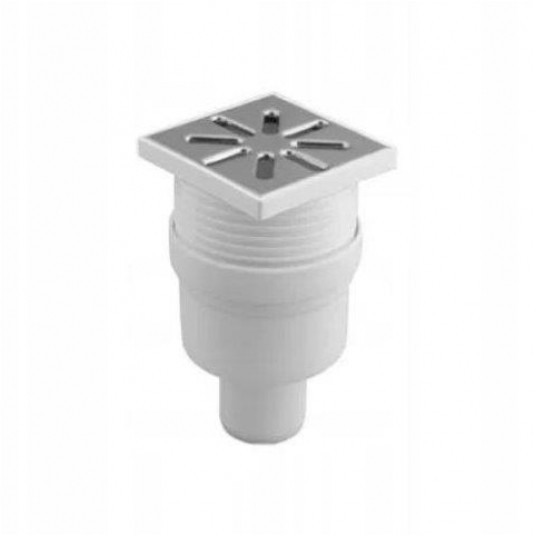 KRATKA ŚCIEK. 50 PIONOWA NIERDZEWNA /10X10/ REGULOWANA AQ -zdjęcie numer 1