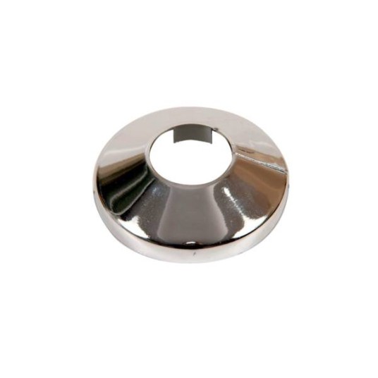 ROZETKA POJEDYŃCZA FI 28 PLASTIKOWA CHROMOWANA (ZAMYKANA)