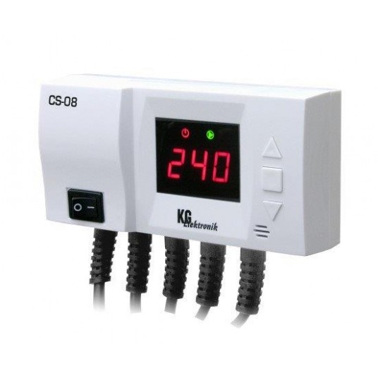 STEROWNIK CS-08 - POMPA C.O. + C.W.U KG ELEKTRONIK -zdjęcie numer 1