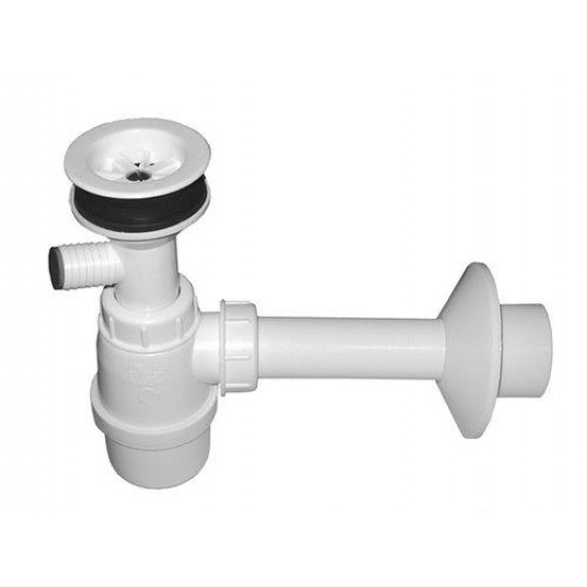 SYFON UMYWALKI SITKO PLASTIK Z PODŁĄCZ.PRALKI FI 50 KARLAK -zdjęcie numer 1