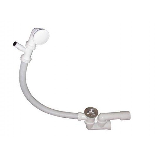 SYFON WANNOWY NADSTROPOWY SITKO METAL Z PODŁ.PRALKI KARLAK -zdjęcie numer 1