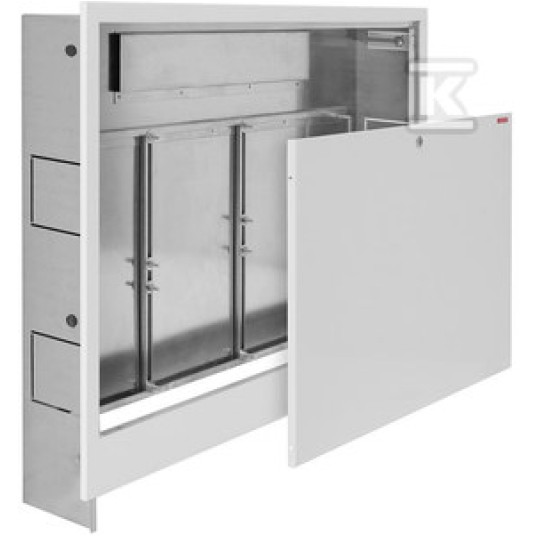 SZAFKA /Z MIEJSCEM NA LISTWĘ/ PODTYNKOWA - ROZDZIELACZ BEZ 7 / Z 3 (580x620x110-160mm)