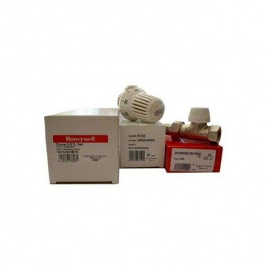 ZESTAW DO OGRZEW.PODŁOG. RTL 1/2` PROSTY /GŁOW.+ZAW./ - HONEYWELL -zdjęcie numer 1