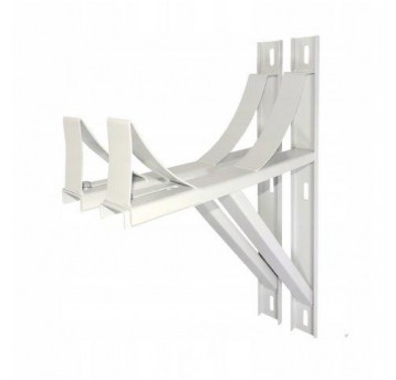 KOMPLET WSPORNIKÓW POD BOJLER REGULOWANY BIAŁY (2 wsporniki duże) (OZ:5) AQ