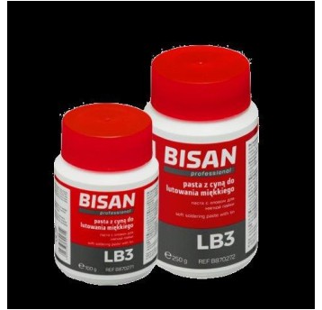 PASTA DO LUTOWANIA MIĘKKIEGO Z CYNĄ 250G (OZ: 25) BISAN