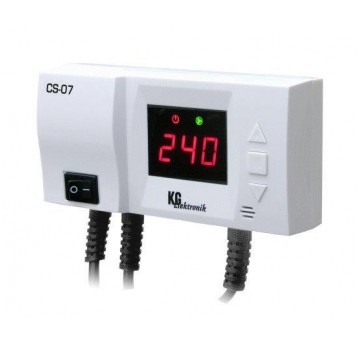 STEROWNIK CS-07 - POMPA C.O. Z WYŚWIETL. KG ELEKTRONIK
