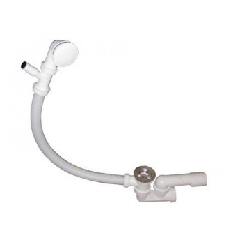 SYFON WANNOWY NADSTROPOWY SITKO METAL Z PODŁ.PRALKI KARLAK