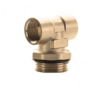 TRÓJNIK ROZDZIELACZA /KONTR+ORING/ 1/2`x1`x1/2` MOSIĄDZ [OZ:1/200] REITER