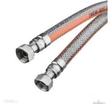 WĄŻ ELASTYCZNY DO GAZU WW L-750 /FPG1-R NAKRĘTKI INVENA